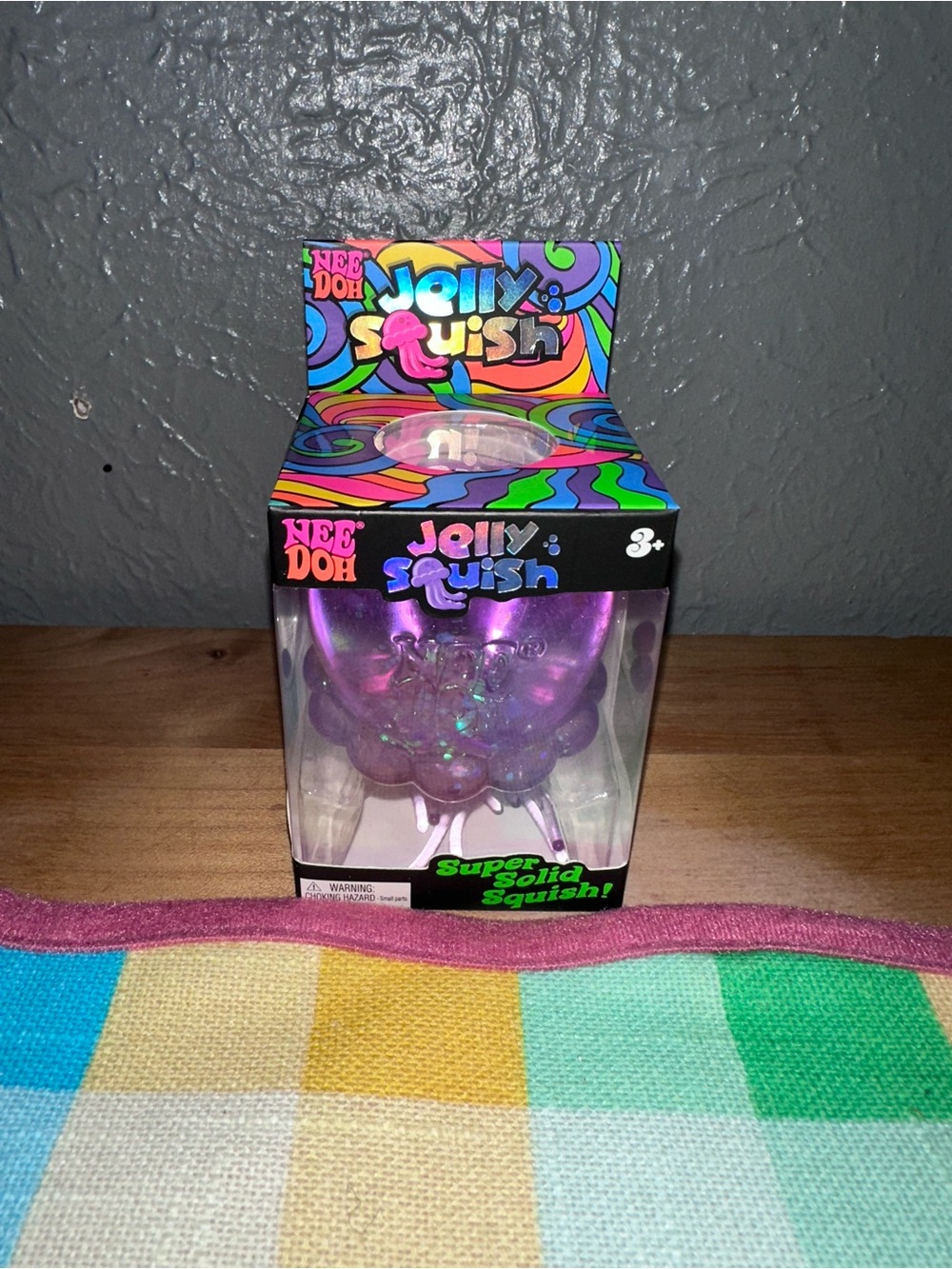 NeeDoh Jelly Squish Super Solid Squish - Purple